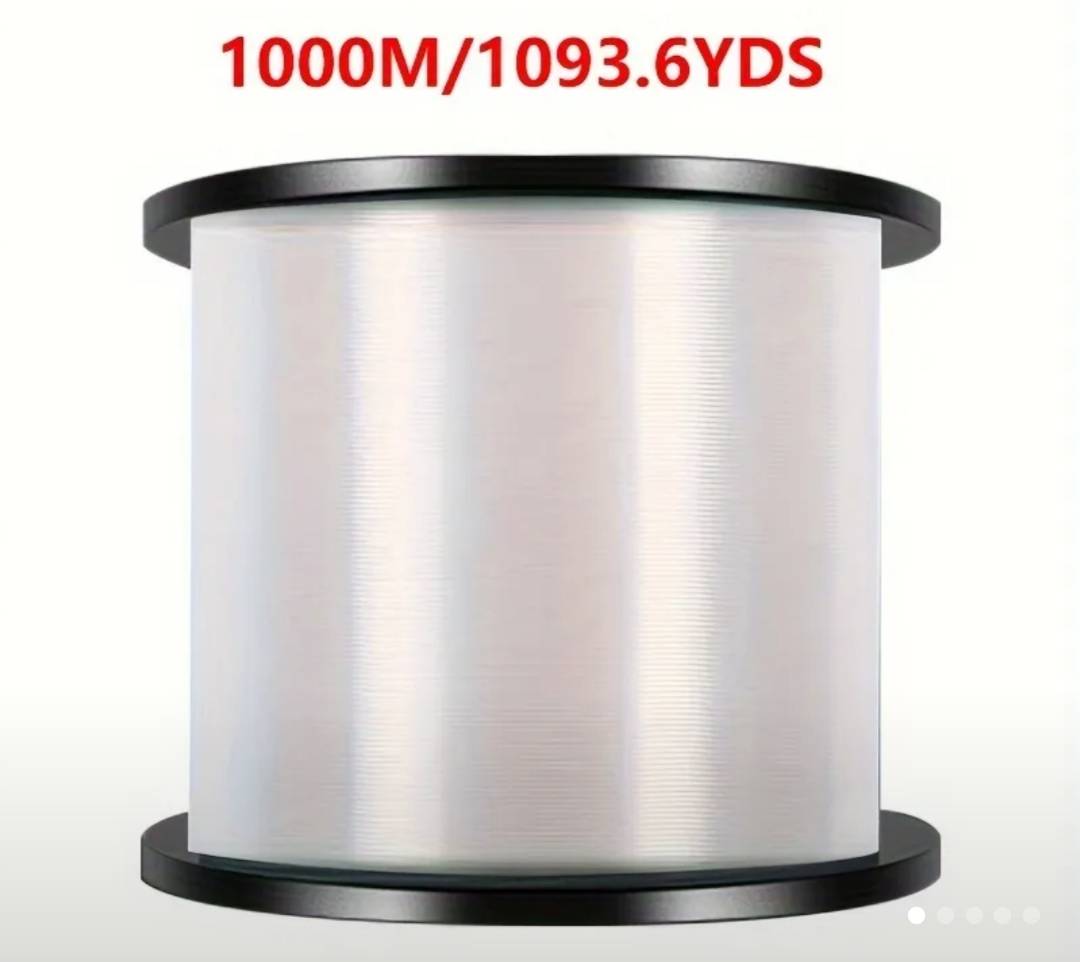 Línea De Pesca Con Amortiguador De Tracción Fuerte De 1000m/1093,6yds, Línea De Pesca Invisible De Monofilamento