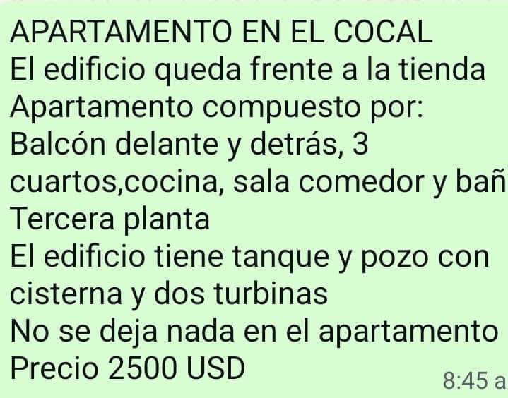 Apartamento en Chaparra 